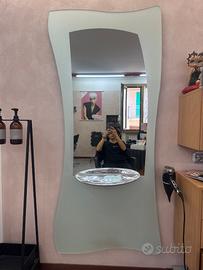 Specchio per postazione parrucchiera