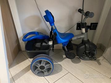 Triciclo bambini varie fasi crescita