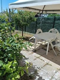 Davanti al mare con giardino