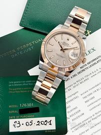 Rolex Datejust 41 Sundust, Nuovo mai indossato