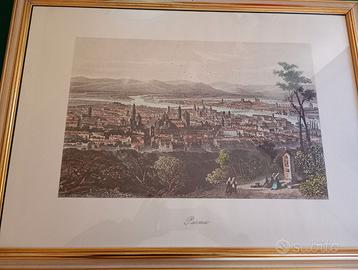 Quadro con Stampa di Parma del settecento.