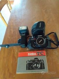Fotocamera Konica TC + Flash