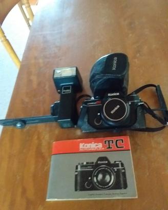 Fotocamera Konica TC + Flash