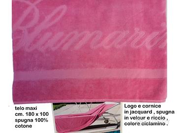 Telo spugna Blumarine cm. 180 x 100 mare barca ecc