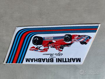 adesivo pubblicitario vintage di Formula 1 