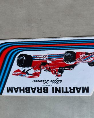 adesivo pubblicitario vintage di Formula 1 