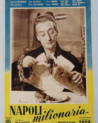 FOTOBUSTA FILM NAPOLI MILIONARIA