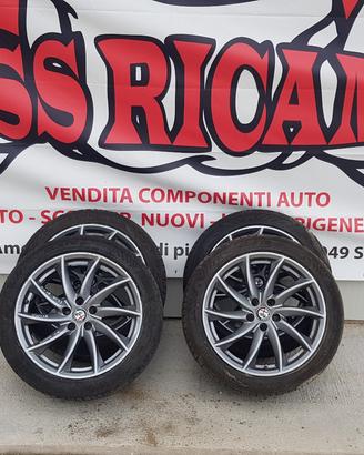 4x CERCHI LEGA ALFA ROMEO GIULIA STELVIO 18" 5X11