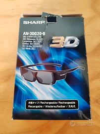 Occhiali 3D attivi ricaricabili Sharp AN-3DG20-B –