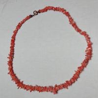 Collana in corallo rosa Sardegna anni '80 Nuova