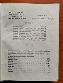 G. Nascia - ARS ET NUMMUS - 24 Listini Numismatica