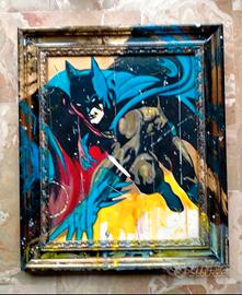 Quadro Batman DC artista Arena Antonello fumetto 