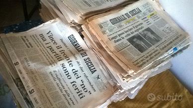 Giornale di Sicilia giornali quotidiani ORIGINALI