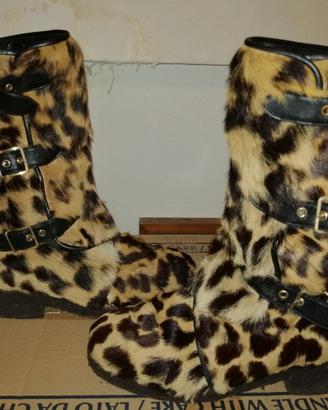 Stivale dopo sci  in ocelot