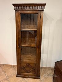 Vetrina legno massello