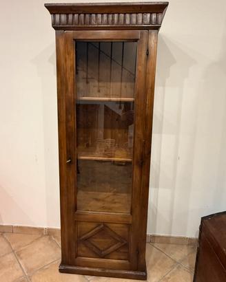 Vetrina legno massello