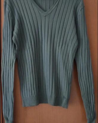  Sonny Bono Pullover Uomo V-Neck Tg M