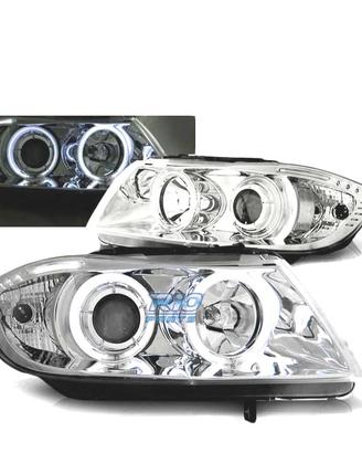 FARI BMW E90 E91 05-08 OCCHI ANGEL CCFL CROMATI