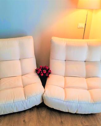 💎 Coppia Poltrone CHATEAU D'AX Panna - COME NUOVE