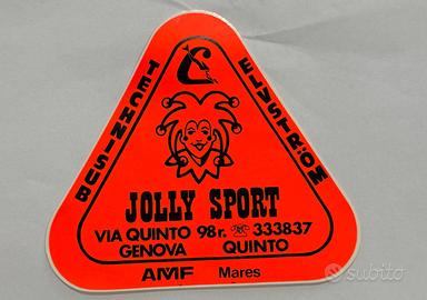 ADESIVO VINTAGE JOLLY SPORT GENOVA QUINTO STICKER