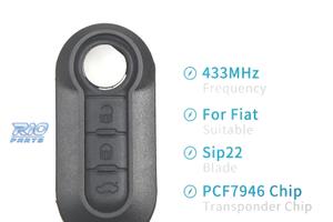 CHIAVE COMPLETA FIAT 500 PANDA PUNTO BRAVO GRANDE 