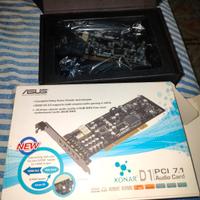 Scheda audio Asus xonar d1 pci 7.1 