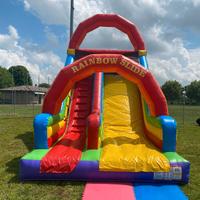 SCIVOLO GONFIABILE RAINBOW tema ARCOBALENO