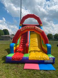 SCIVOLO GONFIABILE RAINBOW tema ARCOBALENO