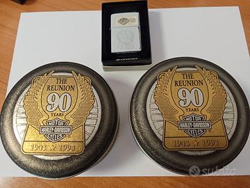 Zippo - LOGO Harley Davidson 90 Years - 1993   SET