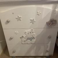 Cassettiera/fasciatoio erbani