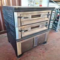 forno pizza doppio con base usato