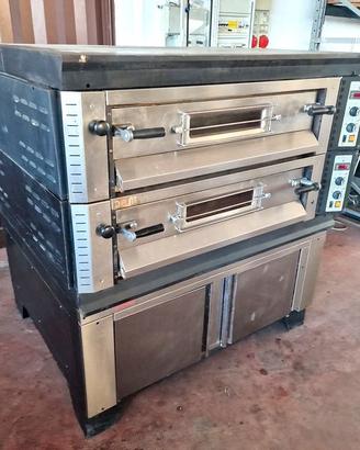 forno pizza doppio con base usato