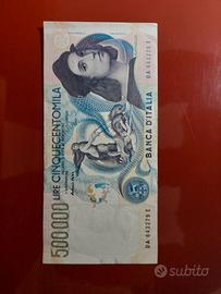 Rarissima Banconota da 500 mila lire