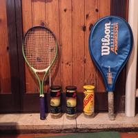 1 RACCHETTA DA TENNIS WILSON GRAPHITE, 1 RACCHETTA