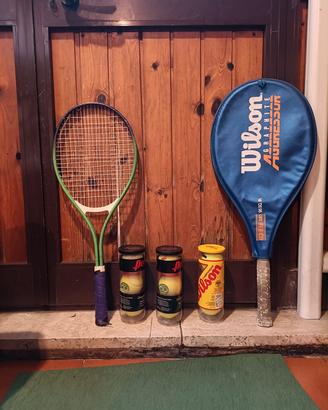 1 RACCHETTA DA TENNIS WILSON GRAPHITE, 1 RACCHETTA