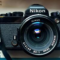 Nikon FM + nikkor 28/2 8 AIS 