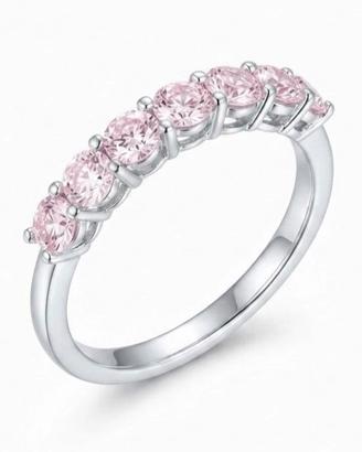 Anello Riviere Moissanite Argento 0,7 CT