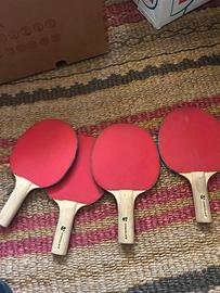 Set 4 racchette Ping Pong Artengo