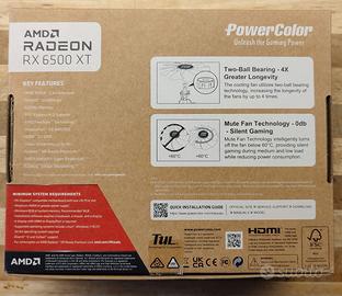 Scheda video AMD RADEON RX 6500 XT