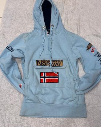 Felpa Geographical Norway azzurra - Taglia S