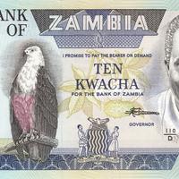 Banconota Zambia 10 Kwacha P#26e (1980–1988) UNC