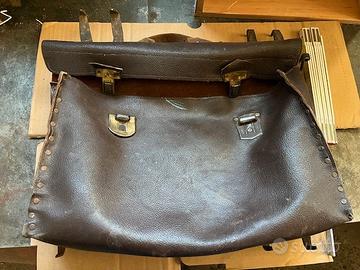 Borsa pelle vintage