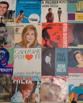 vari 45 giri canzoni italiane