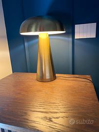 Coppia lampade in metallo oro NUOVE