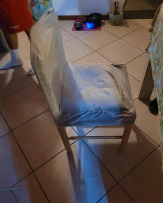  4 sedie marroni come nuove 