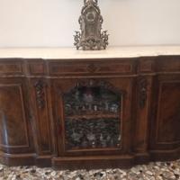 SERVANTES IN RADICA DI NOCE INGLESE VITTORIANO