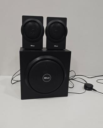 Altoparlanti 2.1 Con Subwoofer,Casse Per PC, trust