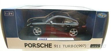Joy City Porsche 911 Turbo Black Diecast 1:24