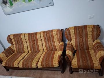 Divano Les Cousins + 2 poltrone 