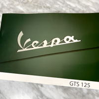 Manuale di uso e manutenzione Vespa GTS 125